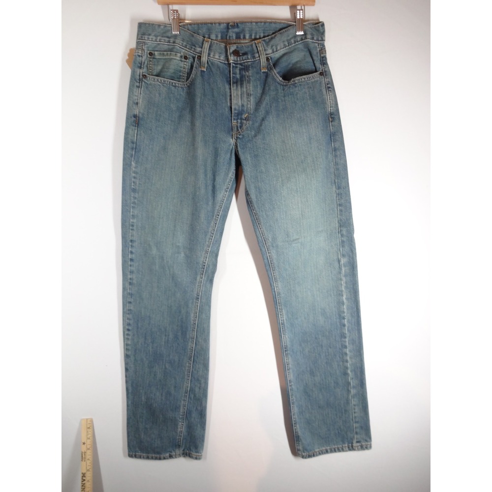 Levis 559 Relaxed Straight Jeans Men 32x32 Medium Wash Blue Denim Classic Casual